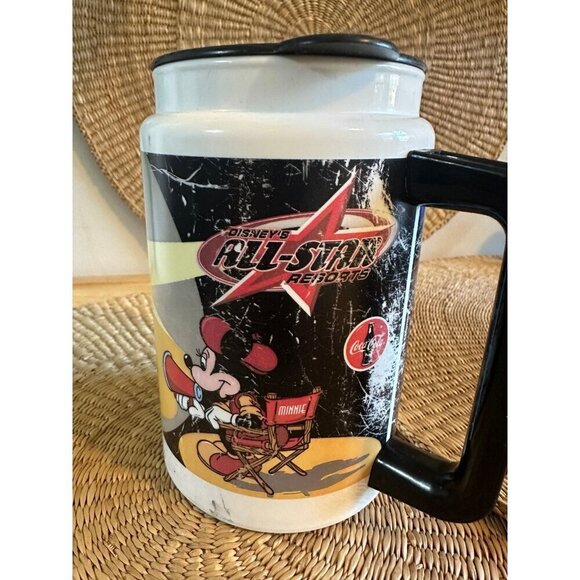 Vintage Disney All Star Resort Mug Cup Coca Cola Plastic Handle - Picture 4 of 8